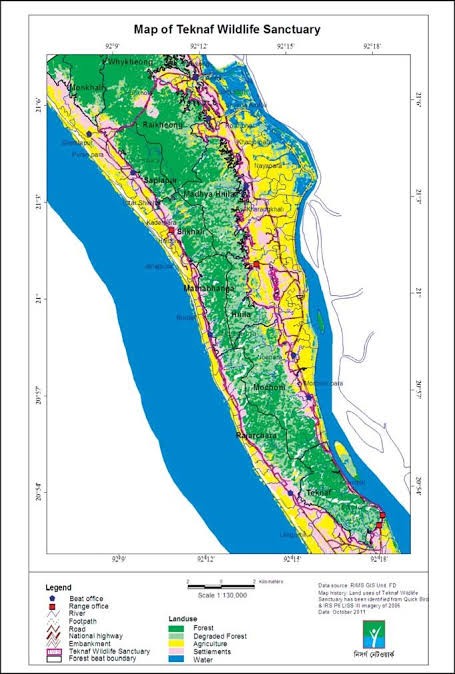 নাফ নদীর ম্যাপ