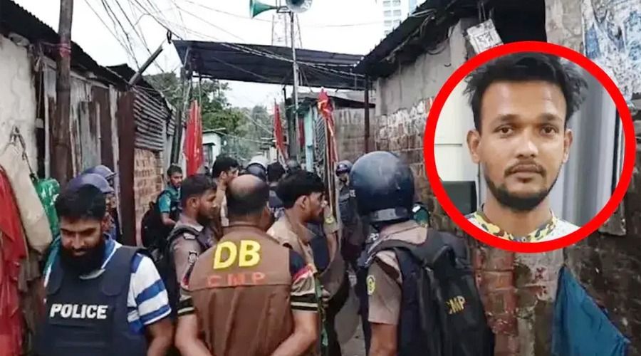 চট্টগ্রামের খুলশীতে পুলিশের তালিকাভুক্ত শীর্ষ সন্ত্রাসী ওয়াকিল হোসেন ওরফে বগাকে (৪২) গ্রেপ্তার 